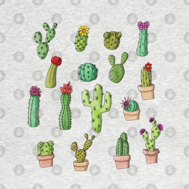 Cacti by Lala Mew